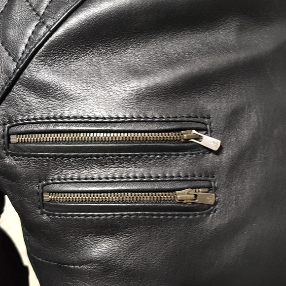 billy reid leather jacket - Picture 4 of 16